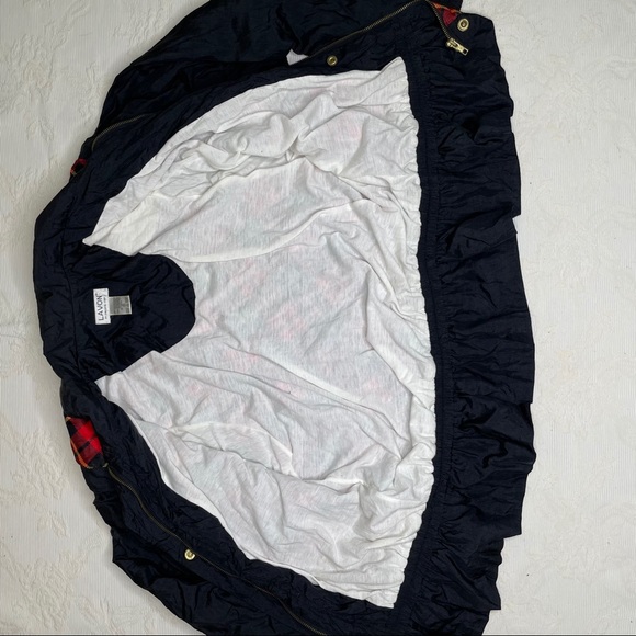 LAVON by CHEERFUL CORP VTG Plaid Wind Jacket - Picture 11 of 12